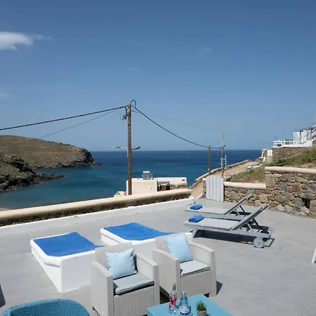Ultramare Mykonos Beachfront House With 2 Outdoor Tubs 度假居 *