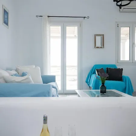 Ultramare Mykonos Beachfront House With 2 Outdoor Tubs * 帕诺尔莫斯米科诺斯