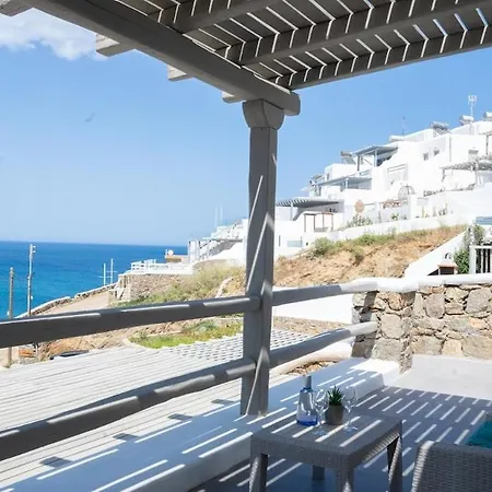 Ultramare Mykonos Beachfront House With 2 Outdoor Tubs
