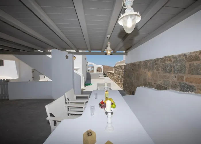 Ultramare Mykonos Beachfront House With 2 Outdoor Tubs * Panormos (Mykonos)