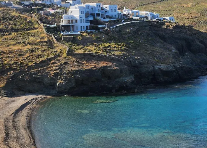 別荘 Ultramare Mykonos Beachfront House With 2 Outdoor Tubs *