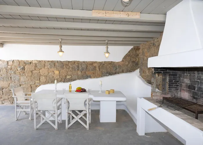 Ultramare Mykonos Beachfront House With 2 Outdoor Tubs *