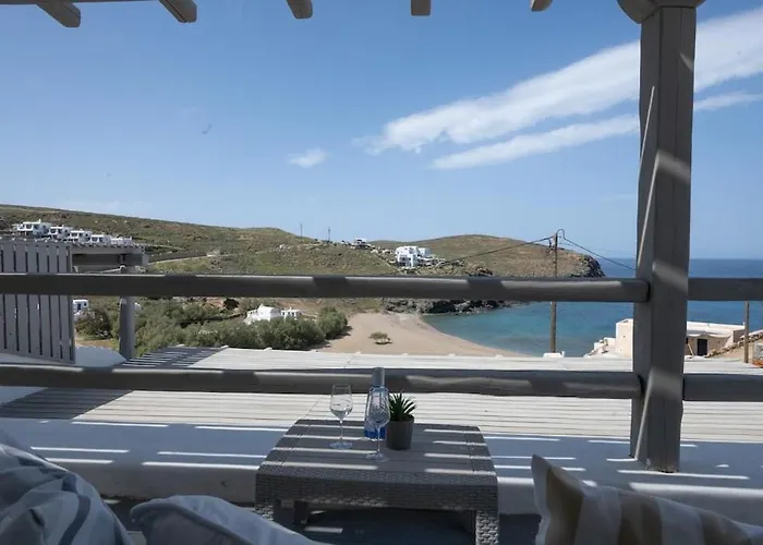 Ultramare Mykonos Beachfront House With 2 Outdoor Tubs Pánormosz Mikónu