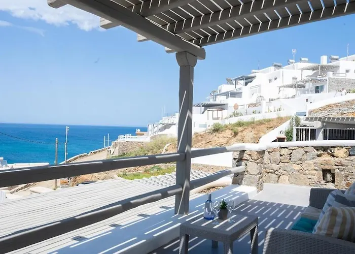 Ultramare Mykonos Beachfront House With 2 Outdoor Tubs