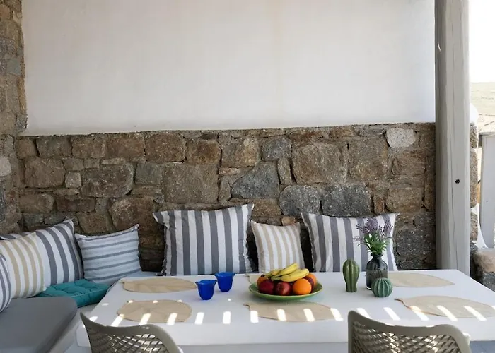 Ultramare Mykonos Beachfront House With 2 Outdoor Tubs * Pánormosz Mikónu