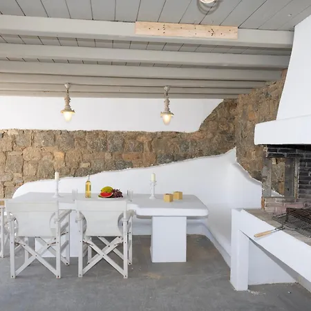 Ultramare Mykonos Beachfront House With 2 Outdoor Tubs *