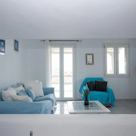 Ultramare Mykonos Beachfront House With 2 Outdoor Tubs * Panormos (Mykonos)