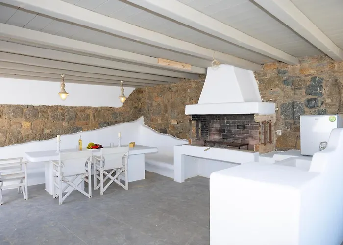 Ultramare Mykonos Beachfront House With 2 Outdoor Tubs *