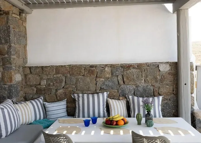 Ultramare Mykonos Beachfront House With 2 Outdoor Tubs